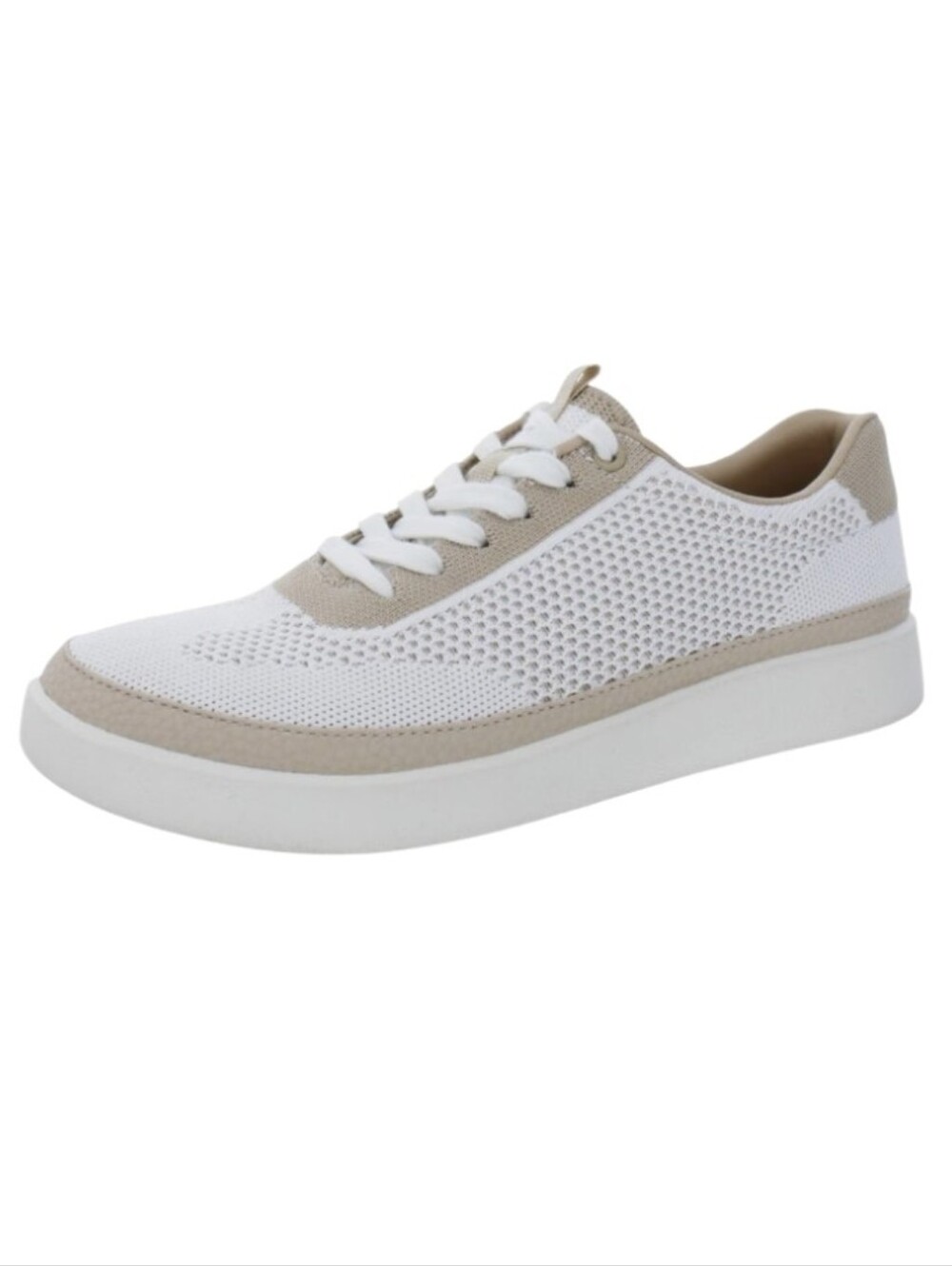 Vionic Galia  White  Knit  Platform Sneakers